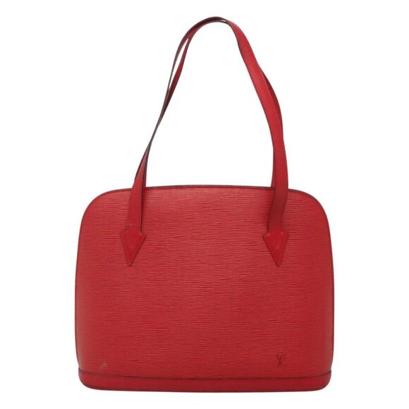 LOUIS VUITTON Epi Lussac Shoulder Bag Red M52287 LV Auth 116939 - Picture 3 of 16